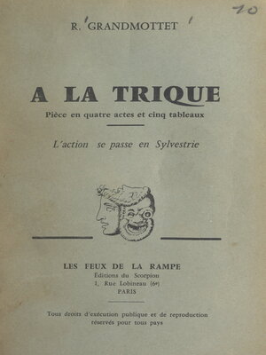 cover image of À la trique
